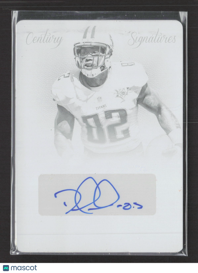 2014 National Treasures Century Delanie Walker #96 Cyan Printing Plate Auto 1/1