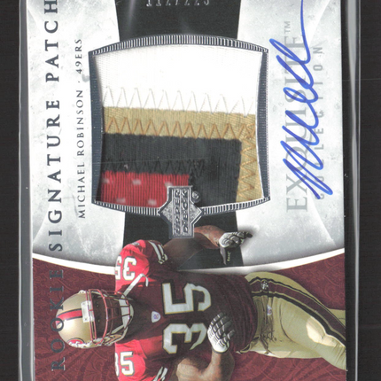 2006 Upper Deck Exquisite Collection Michael Robinson #129 112/225 Patch Auto