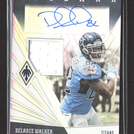 2019 Panini Phoenix Delanie Walker #VA-DW Jersey Patch 29/50 Auto