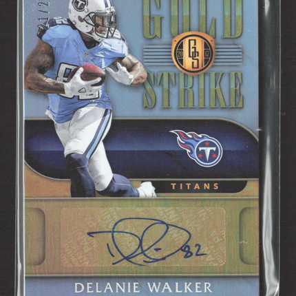2017 Panini Gold Standard Gold Strike Delanie Walker #GST-DW 21/25 Auto