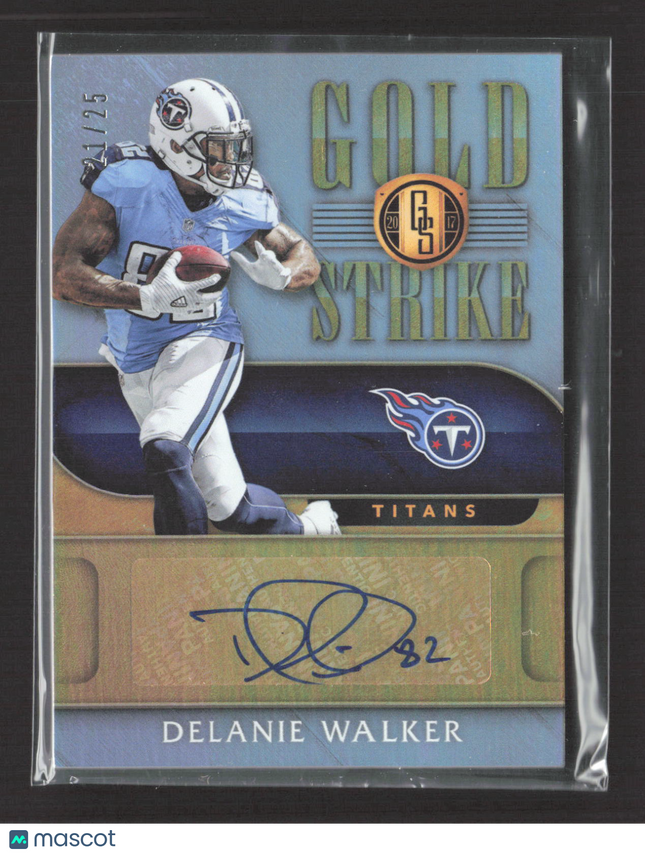 2017 Panini Gold Standard Gold Strike Delanie Walker #GST-DW 21/25 Auto