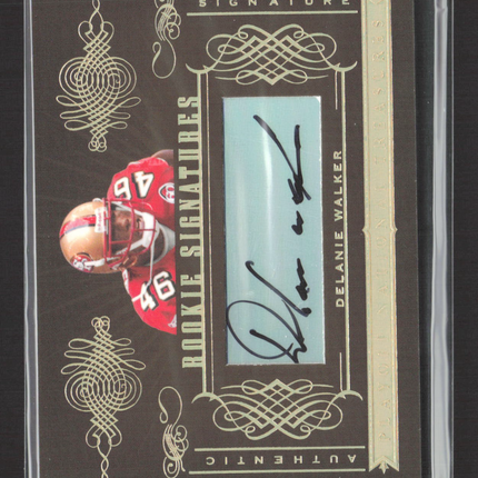 2006 Playoff National Treasures Delanie Walker #160 49/52 Auto