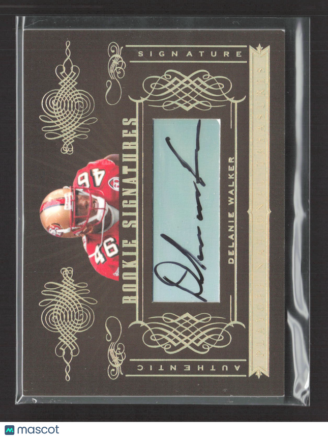 2006 Playoff National Treasures Rookie Signatures Delanie Walker #160 31/52 Auto
