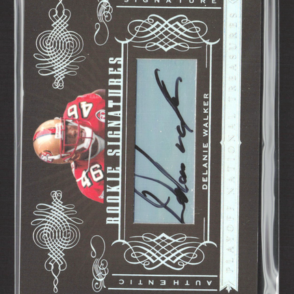 2006 Playoff National Treasures Delanie Walker #160 128/200 Auto