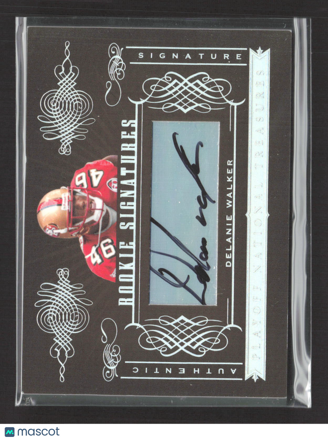 2006 Playoff National Treasures Delanie Walker #160 128/200 Auto