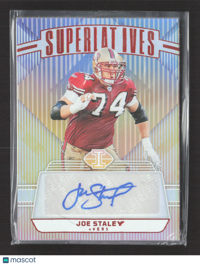 2024 Panini Illusions Superlatives Joe Staley #S-JSY Auto