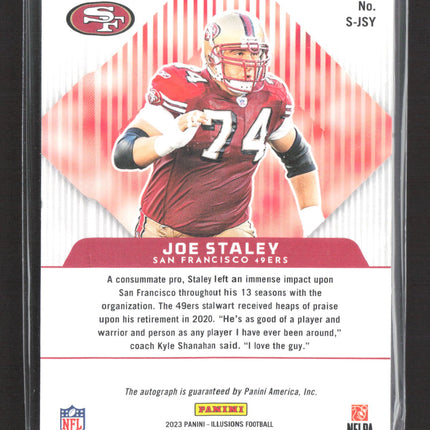 2024 Panini Illusions Superlatives Joe Staley #S-JSY Auto
