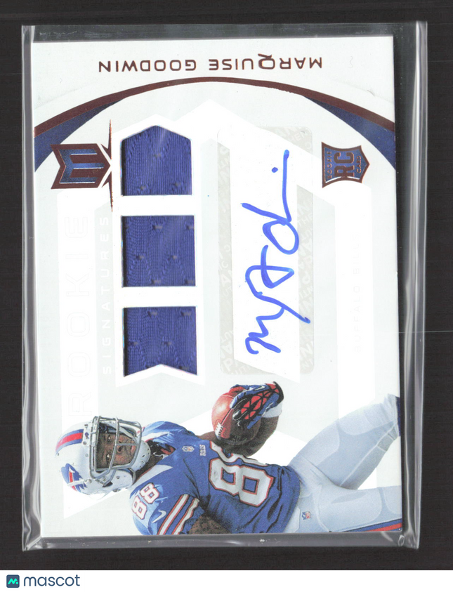 2013 Panini Momentum Marquise Goodwin #224 Patch Rookie Signatures RC Auto