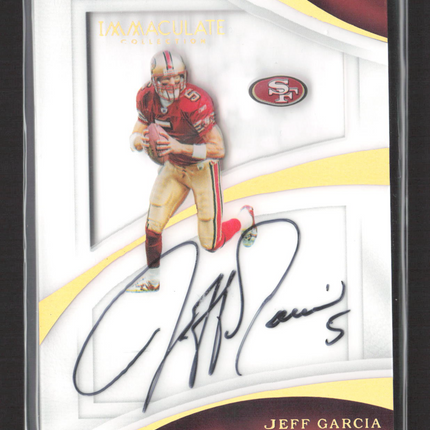 2017 Panini Immaculate Collection Jeff Garcia #SS-JG 13/99 Auto