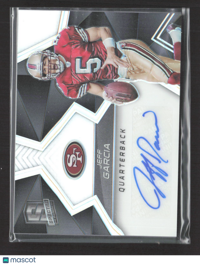 2017 Panini Spectra Prizm Jeff Garcia #S-GJ 29/99 Auto