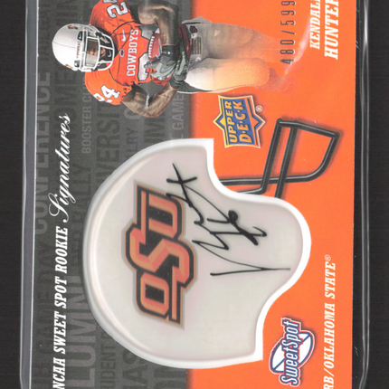2011 Upper Deck Sweet Spot NCAA Rookie Kendall Hunter #RS-KH 480/599 Auto