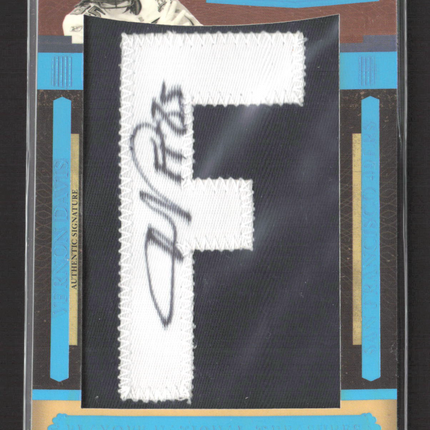 2006 Playoff National Treasures Vernon Davis #NFLR-VD 72/80 Nameplate Patch Auto