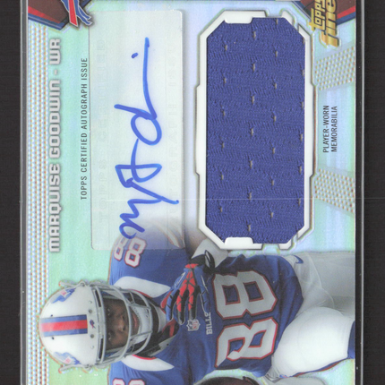 2013 Topps Finest Marquise Goodwin #AJR-MGO Player-Worn Jersey RC Auto