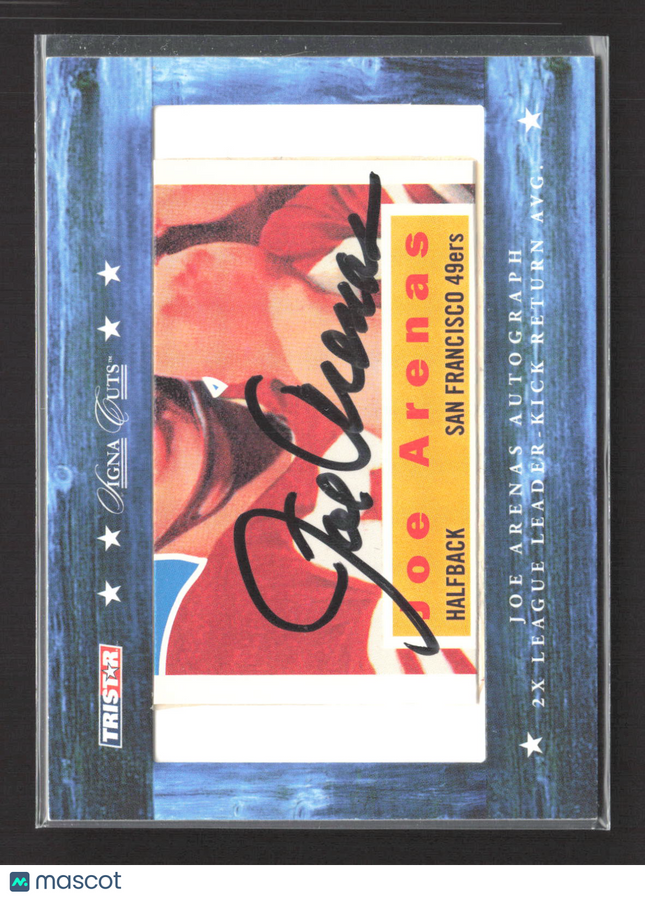 2007 TRISTAR Signa Cuts Joe Arenas #15 15/15 Auto