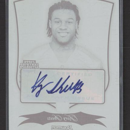 2009 Bowman Sterling Kory Sheets #111 Black Printing Plate Auto 1/1