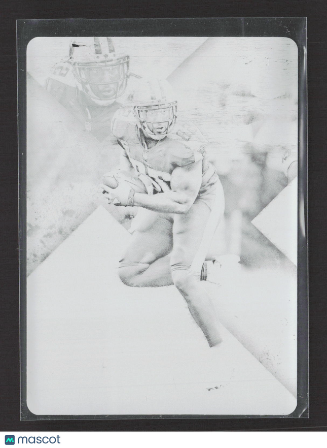 2017 Panini Plates Patches Elite Football Delanie Walker #13 Black Printing 1/1