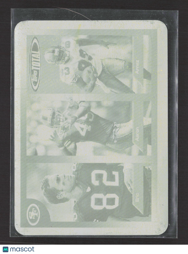 2005 Topps Total Arnaz Battle Aaron Walker Eric Johnson #428 Printing Plate 1/1