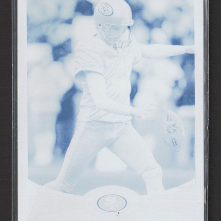 2012 Topps Football Andy Lee #64 Cyan Printing Plate Cyan 1/1