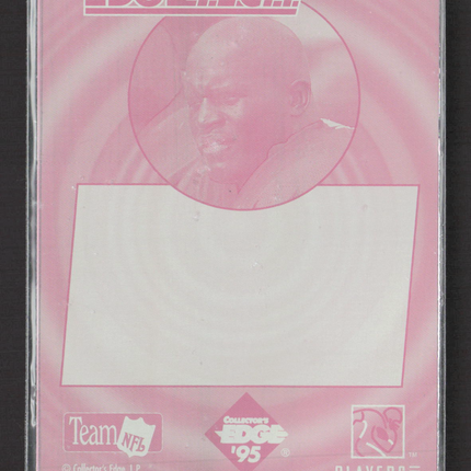 1995 Collector's Edge EdgeTech Emmitt Smith #35 Printing Plate Magenta 1/1