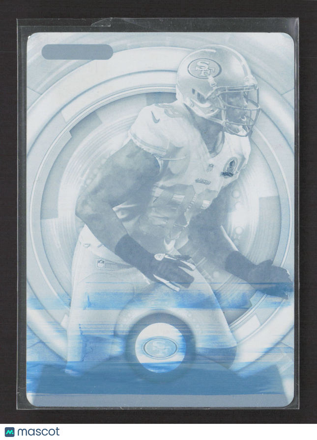 2013 Topps Strata Aldon Smith #47 Cyan Printing Plate 1/1