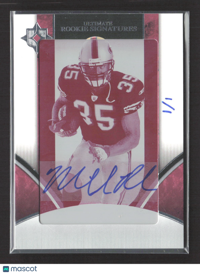 2006 Upper Deck Ultimate Michael Robinson #229 Magenta Printing Plate 1/1 Auto
