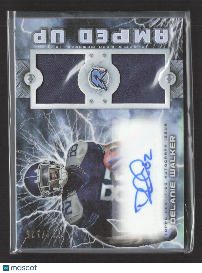 2024 Topps Resurgence Amped Up Delanie Walker Patch Auto /125