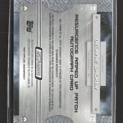 2024 Topps Resurgence Amped Up Delanie Walker Patch Auto /125