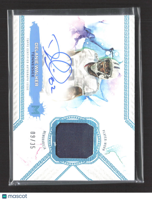 2024 Topps Motif Delanie Walker #MRR-DWA 09/35 Patch Auto