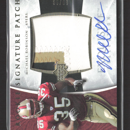 2006 Upper Deck Exquisite Collection Michael Robinson #129 /99 Patch Auto