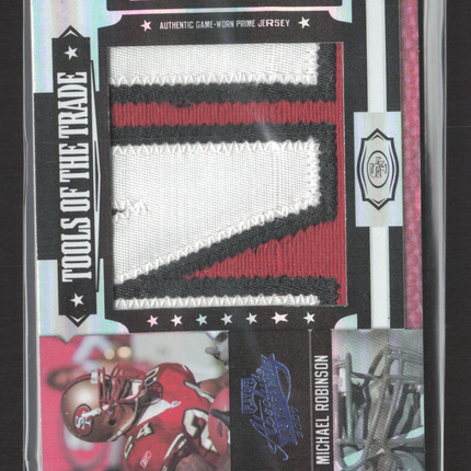 2007 Absolute Tools of the Trade Michael Robinson Game Worn Patch Black 1/1