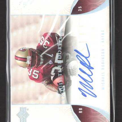 2006 Upper Deck Exquisite Endorsements Michael Robinson #EE-MR Auto 1/1