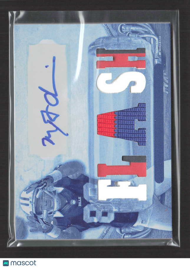 2013 Topps Triple Threads Marquise Goodwin #TTAR-MG White Whale Patch Auto 1/1