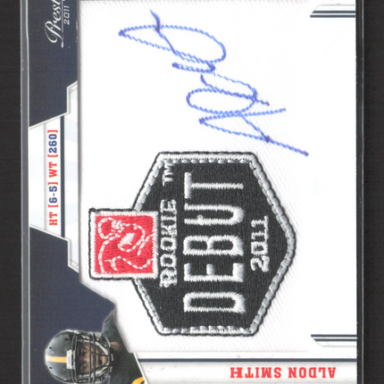 2011 Panini Prestige Aldon Smith #2 Rookie Debut 2011 Patch Auto