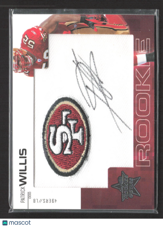 2007 Donruss Rookies & Stars Patrick Willis #223 Patch Auto /99