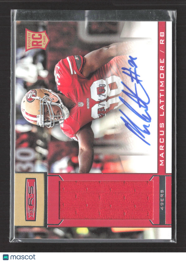 2013 Panini Rookies & Stars Marcus Lattimore #222 Jersey Patch RC Auto /299