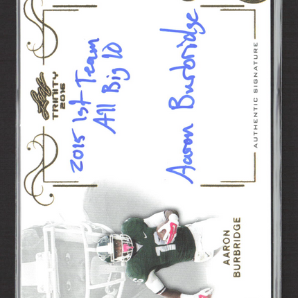 2016 Leaf Trinity Aaron Burbridge #A-AB1 Authentic Signature Auto