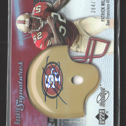 2007 Upper Deck Sweet Spot Rookie Signatures Patrick Willis #124 394/799 Auto