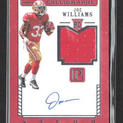 2017 Pantheon Neophyte Calligraphy Joe Williams #118 133/149 Jersey RC Auto