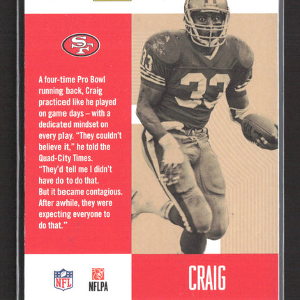 2017 Panini Plates & Patches Upper Echelon Roger Craig #5 55/99 Auto