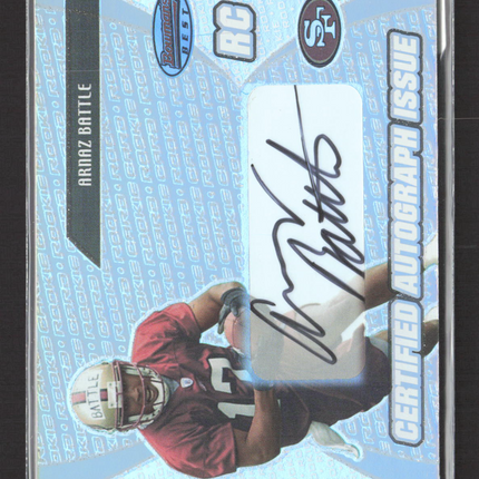 2003 Bowman's Best Arnaz Battle #129 RC Auto