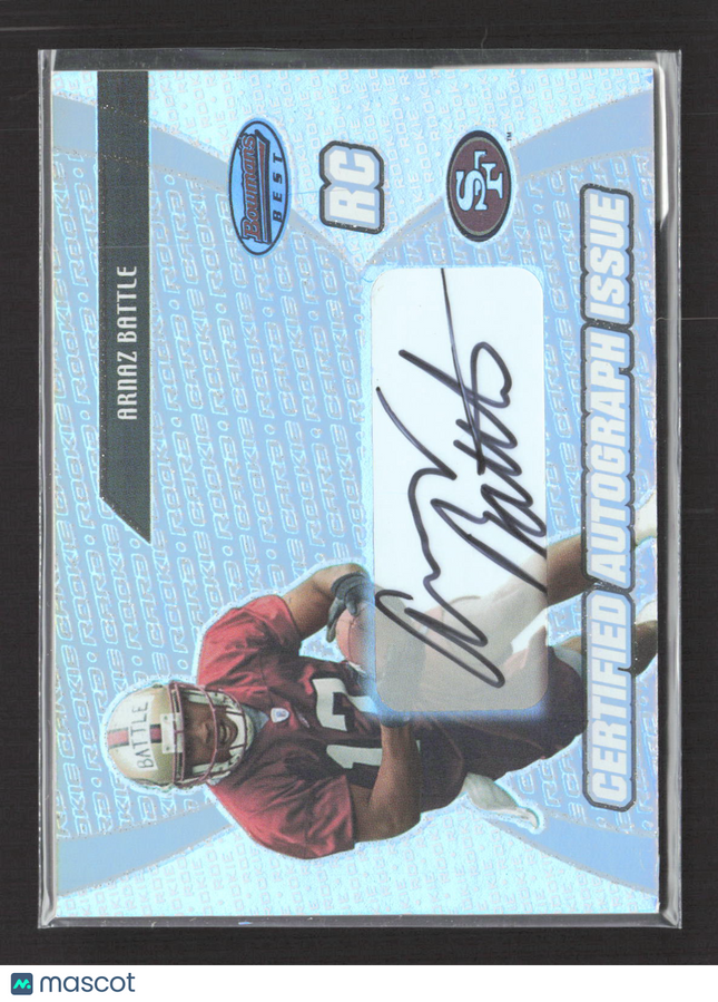 2003 Bowman's Best Arnaz Battle #129 RC Auto