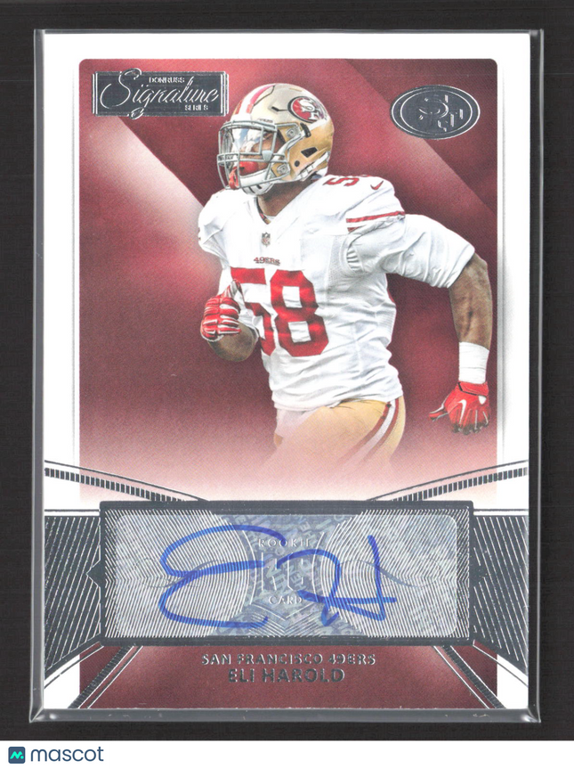 2015 Panini Donruss Signature Series Eli Harold #406 Auto