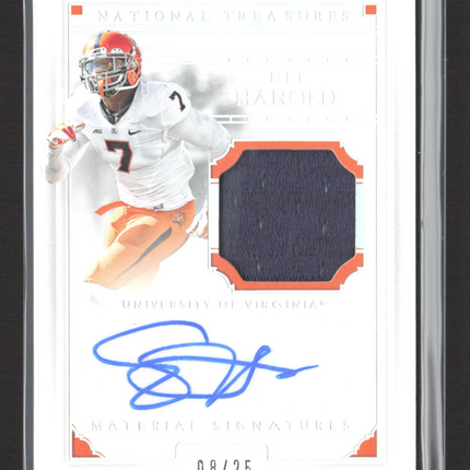 2016 Panini National Treasures Collegiate Eli Harold #37 08/25 MaterialAuto