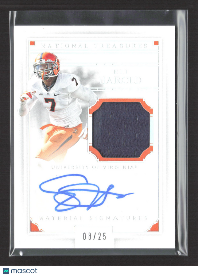 2016 Panini National Treasures Collegiate Eli Harold #37 08/25 MaterialAuto