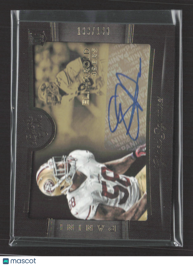 2016 Panini Black Gold Eli Harold #GIL-EH Auto /149