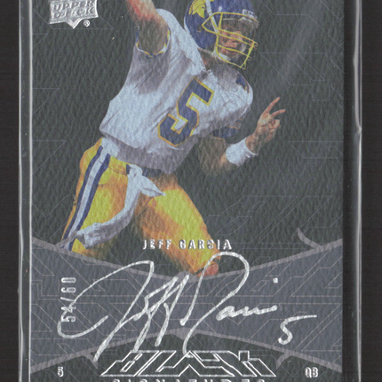 2015 Upper Deck Black Signatures Exquisite Jeff Garcia #UDB-JG 54/60 Auto