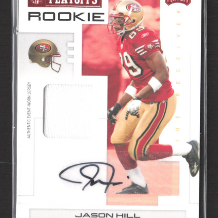2007 Playoff Prestige Jason Hill #116 Authentic Event-Worn Jersey Auto /50