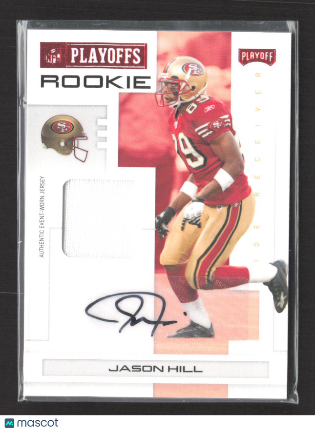2007 Playoff Prestige Jason Hill #116 Authentic Event-Worn Jersey Auto /50