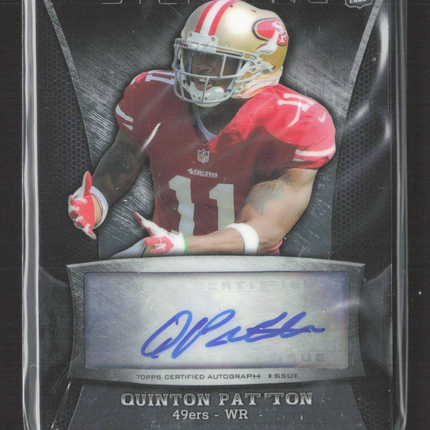 2013 Bowman Sterling Quinton Patton #BSA-QP RC Auto