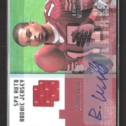 2006 Upper Deck SPx Brandon Williams #194 1399/1650 Jersey Auto